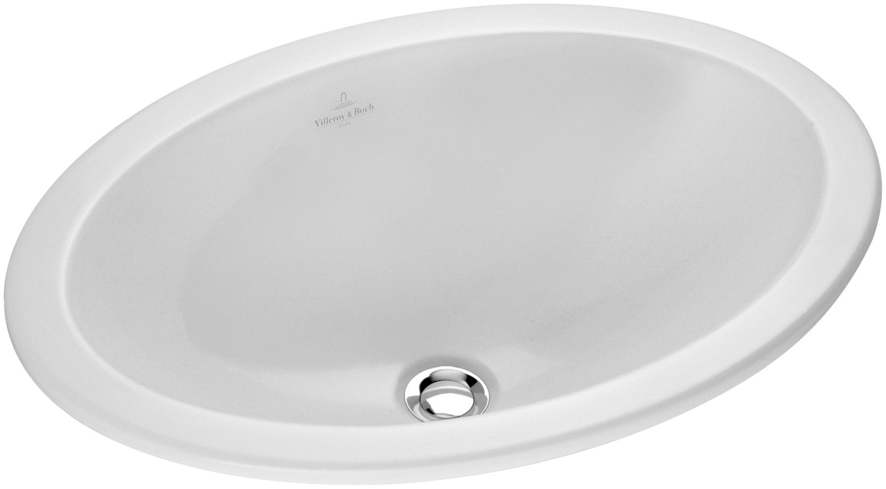 Villeroy & Boch Loop & Friends lavoar 57x41 cm oval încastrat alb 61552001