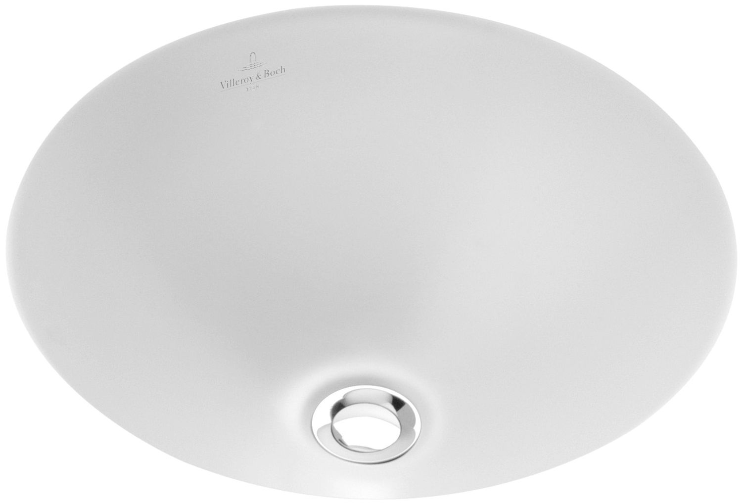 Villeroy & Boch Loop & Friends lavoar 38x38 cm rotund sub blat alb 61803801