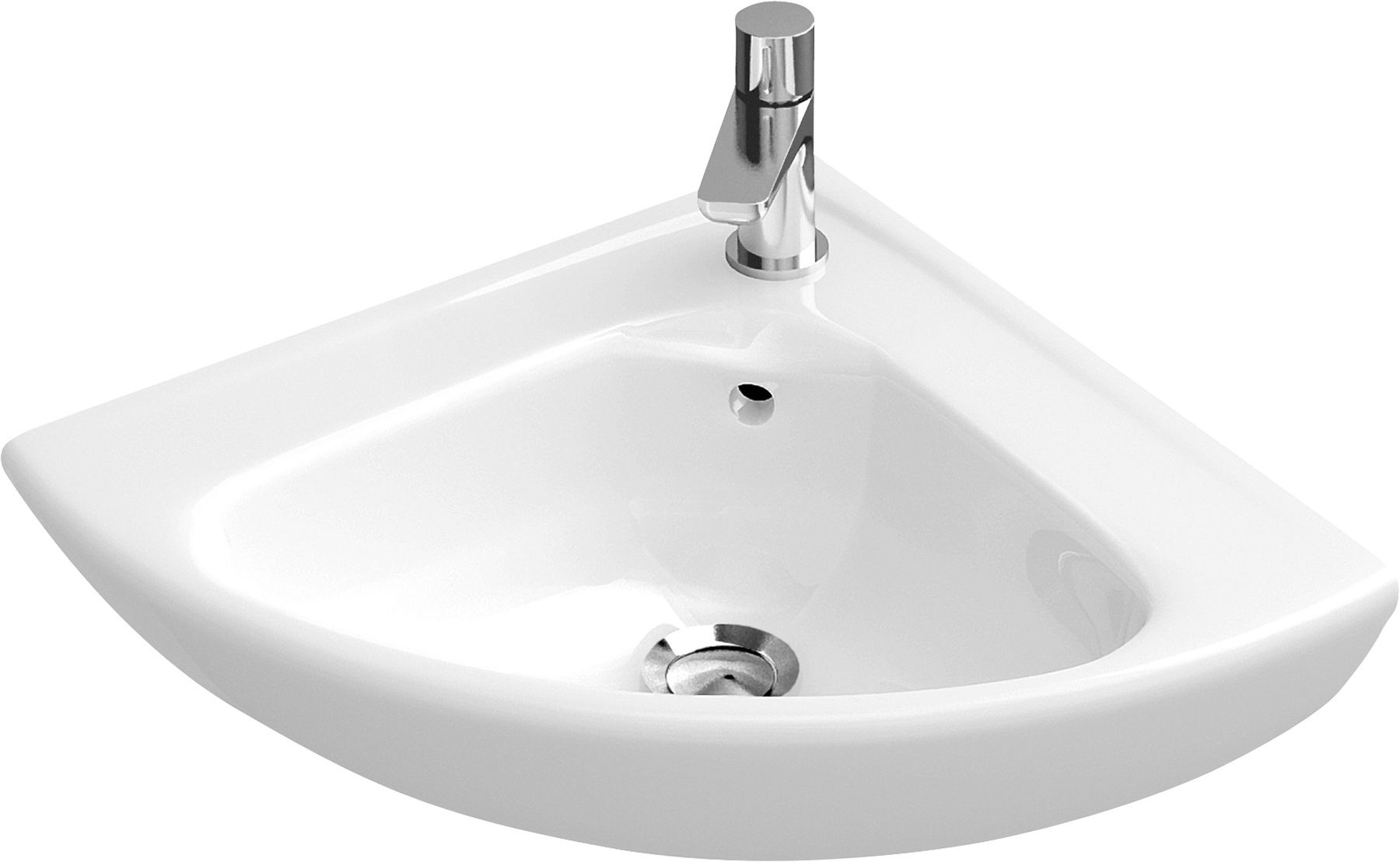 Villeroy & Boch O.Novo lavoar 41.5x41.5 cm colţ clasică alb 73274001