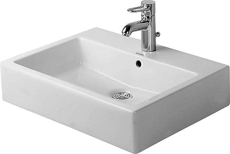 Duravit Vero lavoar 59.5x46.5 cm dreptunghiular de blat alb 0452600000