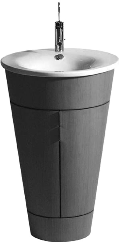 Duravit Starck 1 lavoar 58x58 cm rotund mobilier alb 0406580000