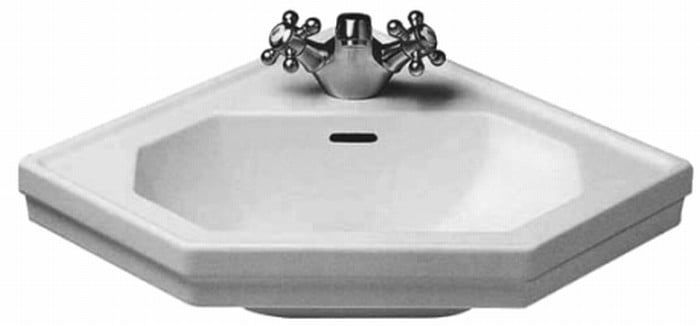 Duravit Seria 1930 lavoar 59.5x45 cm colţ clasică alb 0793420000