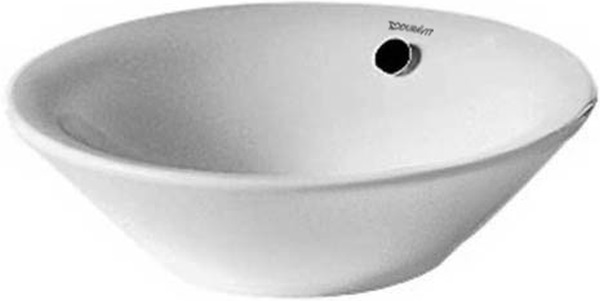 Duravit Starck 1 lavoar 53x53 cm rotund de blat alb 0408530000