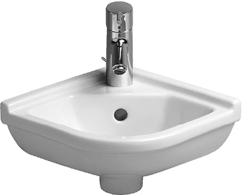 Duravit Starck 3 lavoar 43x38 cm colţ clasică alb 0752440000