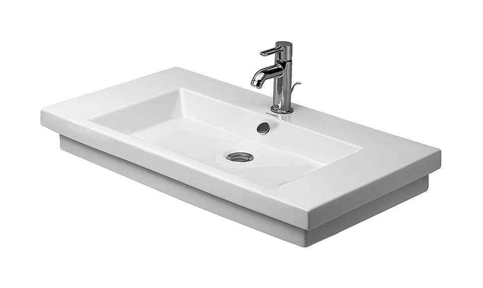 Duravit 2nd floor umywalka 80x50 cm ścienna prostokątna biała 0491800030