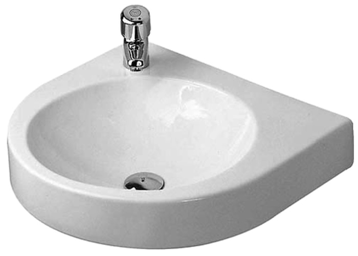 Duravit Architec lavoar 57.5x52 cm semicircular clasică alb 0449580000