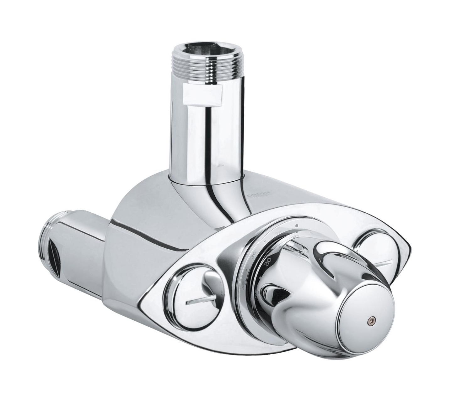 Grohe Grohtherm baterie de duș perete da StarLight Chrome 35085000