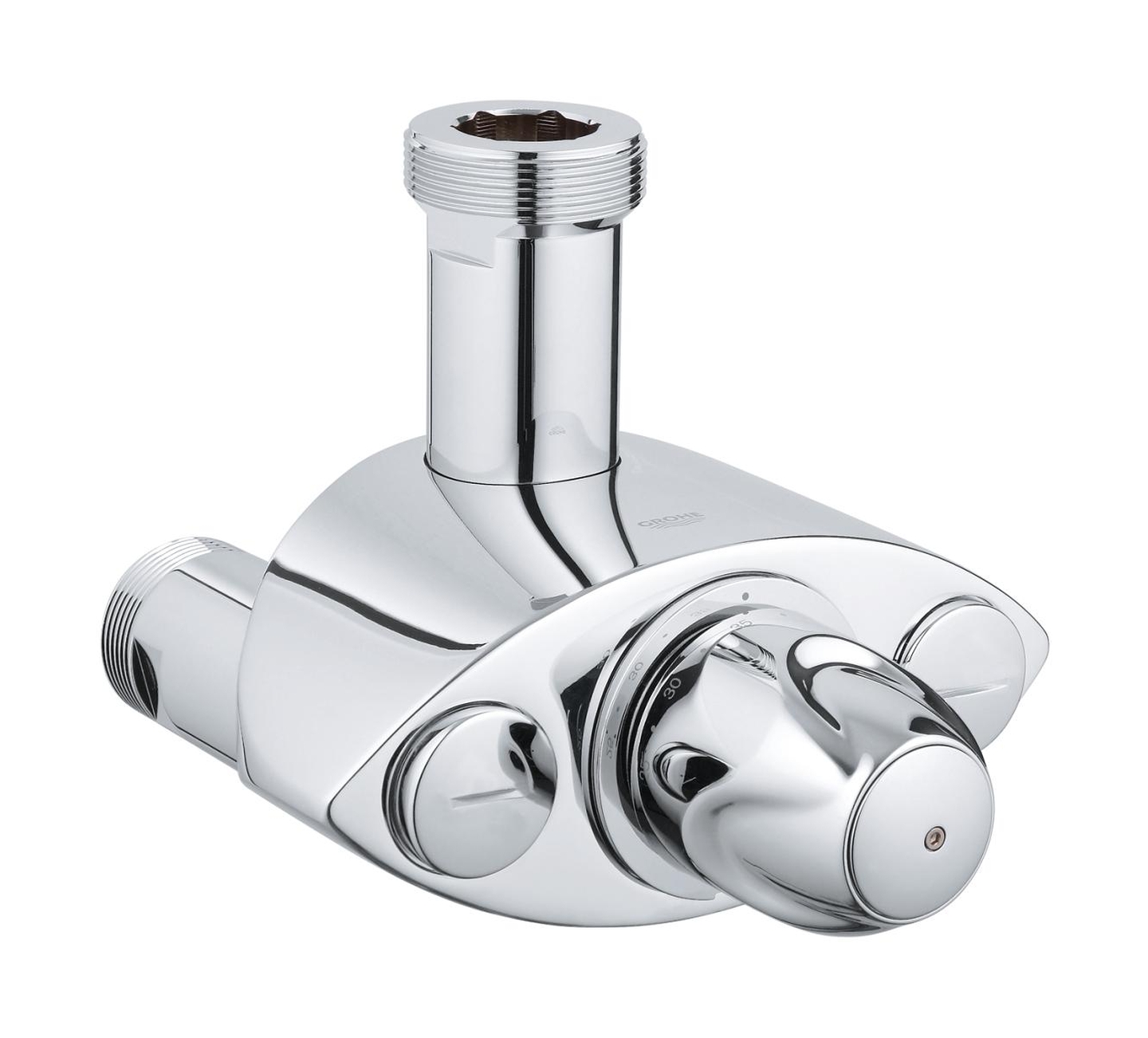 Grohe Grohtherm baterie de duș perete da StarLight Chrome 35087000