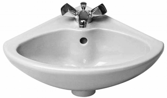 Duravit Duraplus Triberg umywalka 44x38 cm narożna 0794444700