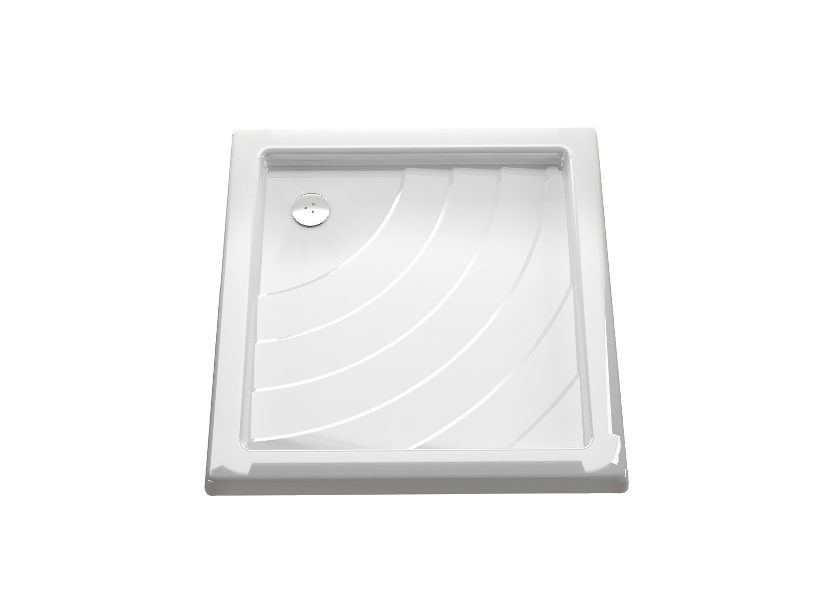 Ravak Aneta cădiță de duș dreptunghiulară 90x75 cm alb A003701220
