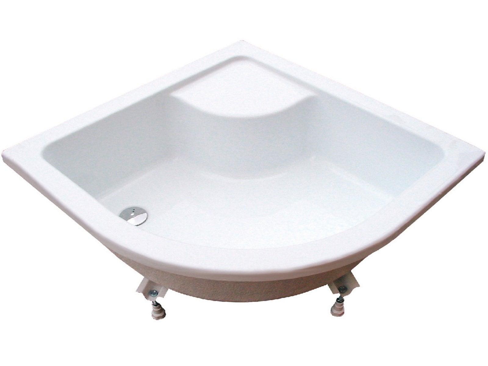 Ravak Sabina cădiță de duș semirotundă 90x90 cm alb GPX11001