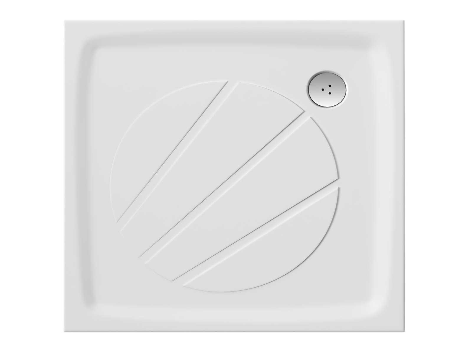 Ravak Perseus Pro cădiță de duș pătrată 90x90 cm alb XA037701010