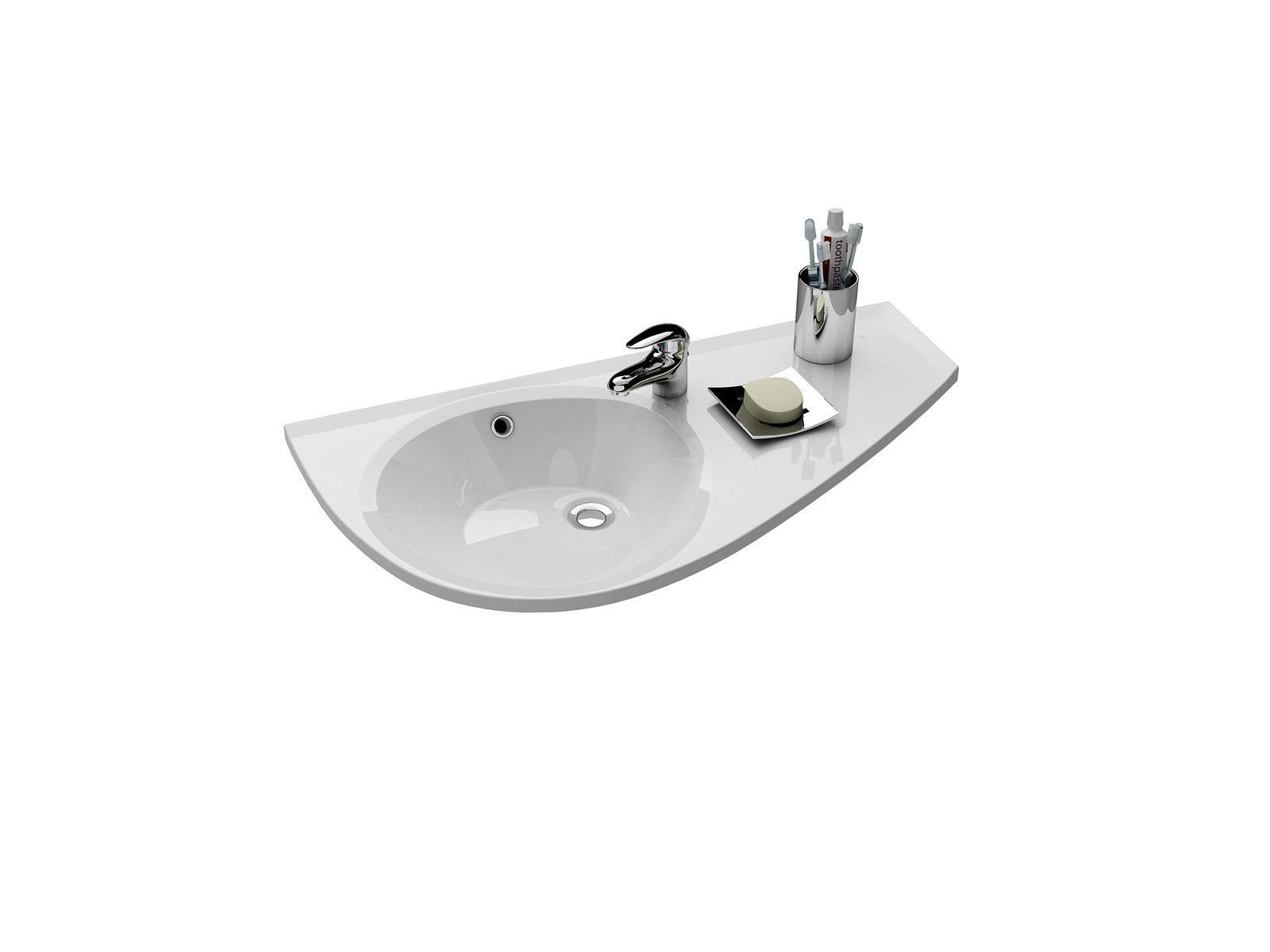 Ravak Avocado lavoar 85x45 cm clasică alb XJ1P1100000