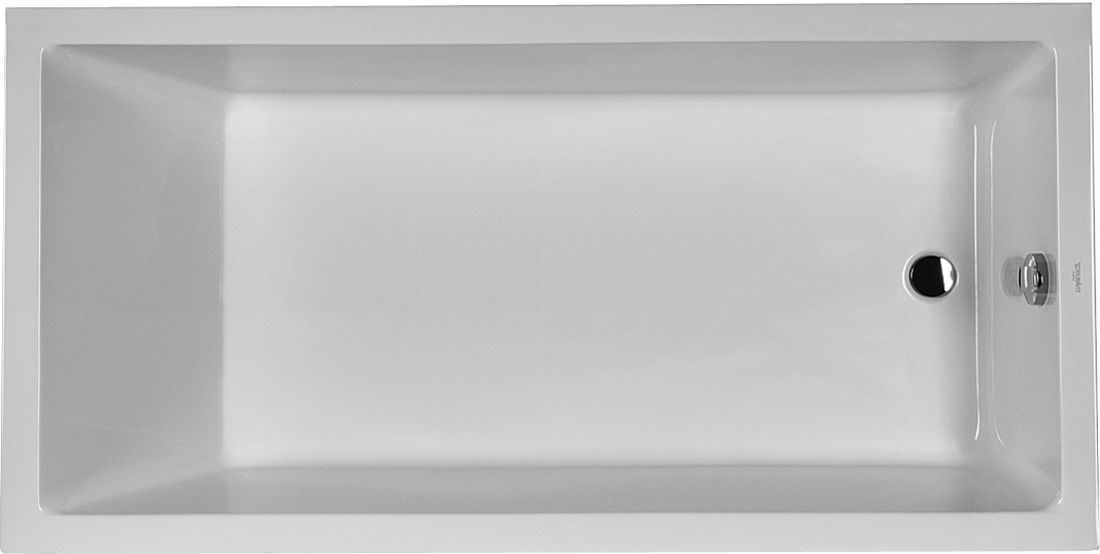 Duravit Starck cada dreptunghiulară 180x90 cm alb 700050000000000