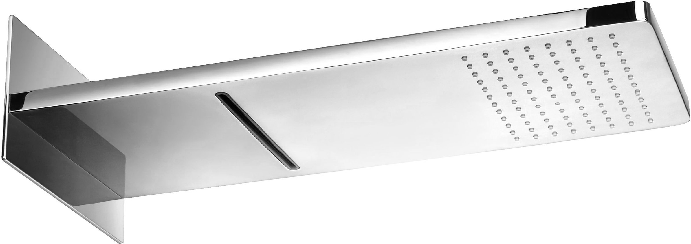 Omnires cap de duș 48.5x20.4 cm dreptunghiular crom WG510CR