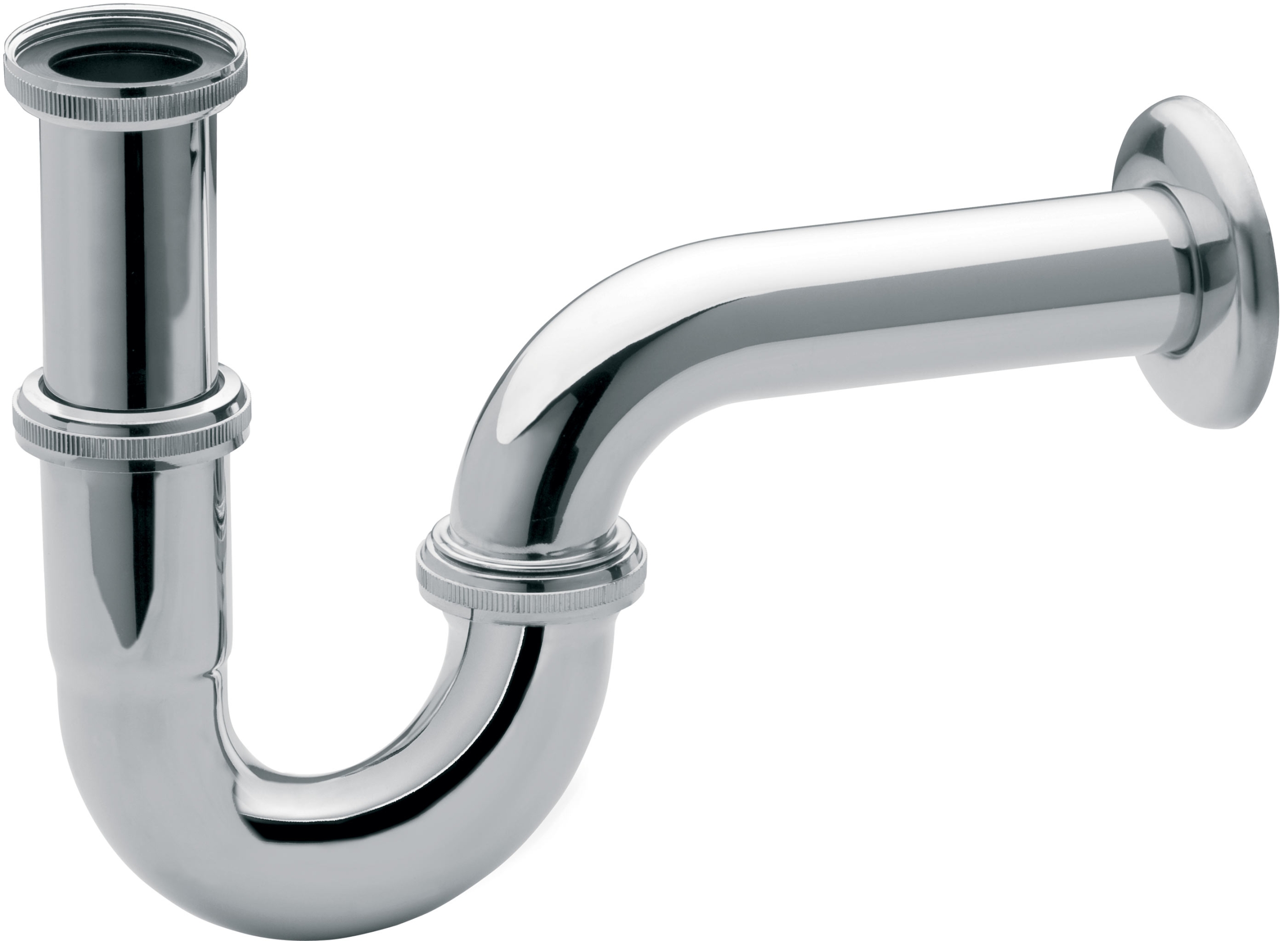 Ferro sifon pentru lavoar tubular crom S281