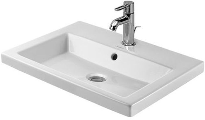 Duravit 2nd floor lavoar 60x43 cm dreptunghiular încastrat alb 03476000001