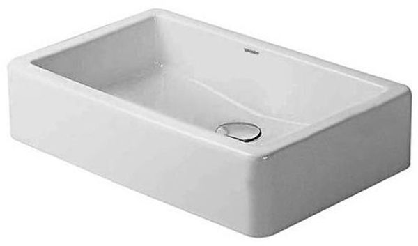 Duravit Vero lavoar 60x38 cm dreptunghiular de blat alb 04556000001