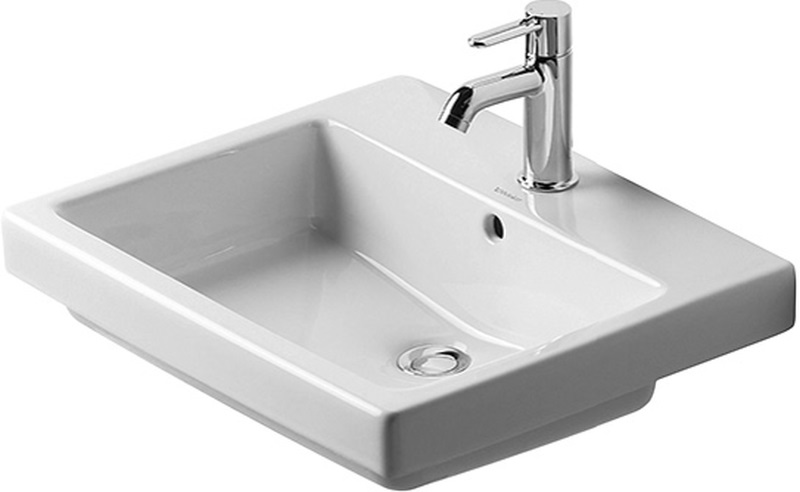 Duravit Vero lavoar 55x46.5 cm dreptunghiular încastrat alb 0315550000