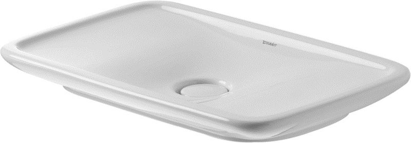 Duravit PuraVida lavoar 69.5x41.5 cm dreptunghiular de blat alb 3707000001