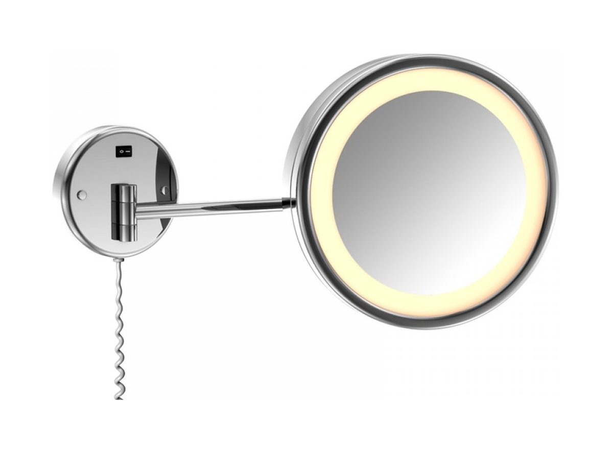 Steinberg 650 oglindă cosmetică 24.8x24.8 cm rotunde cu iluminare crom 6509020