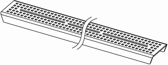 Tece Drainline grătar rigolă 70 cm 600751