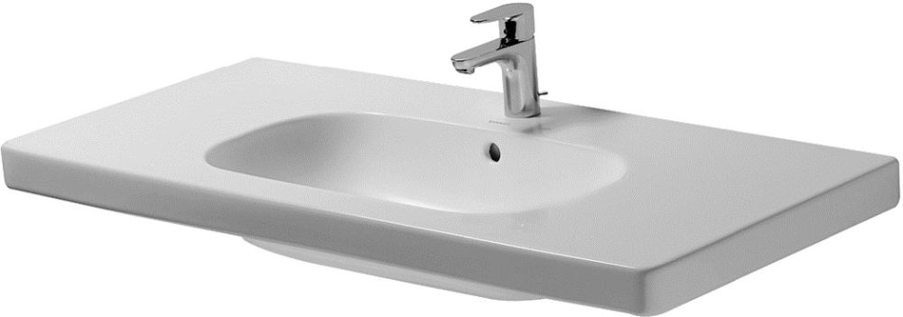 Duravit D-Code lavoar 105x48 cm dreptunghiular clasică-mobilier-cu blat alb 03421000002