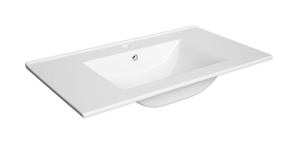 Defra Plan lavoar 80x46 cm dreptunghiular mobilier alb 1724