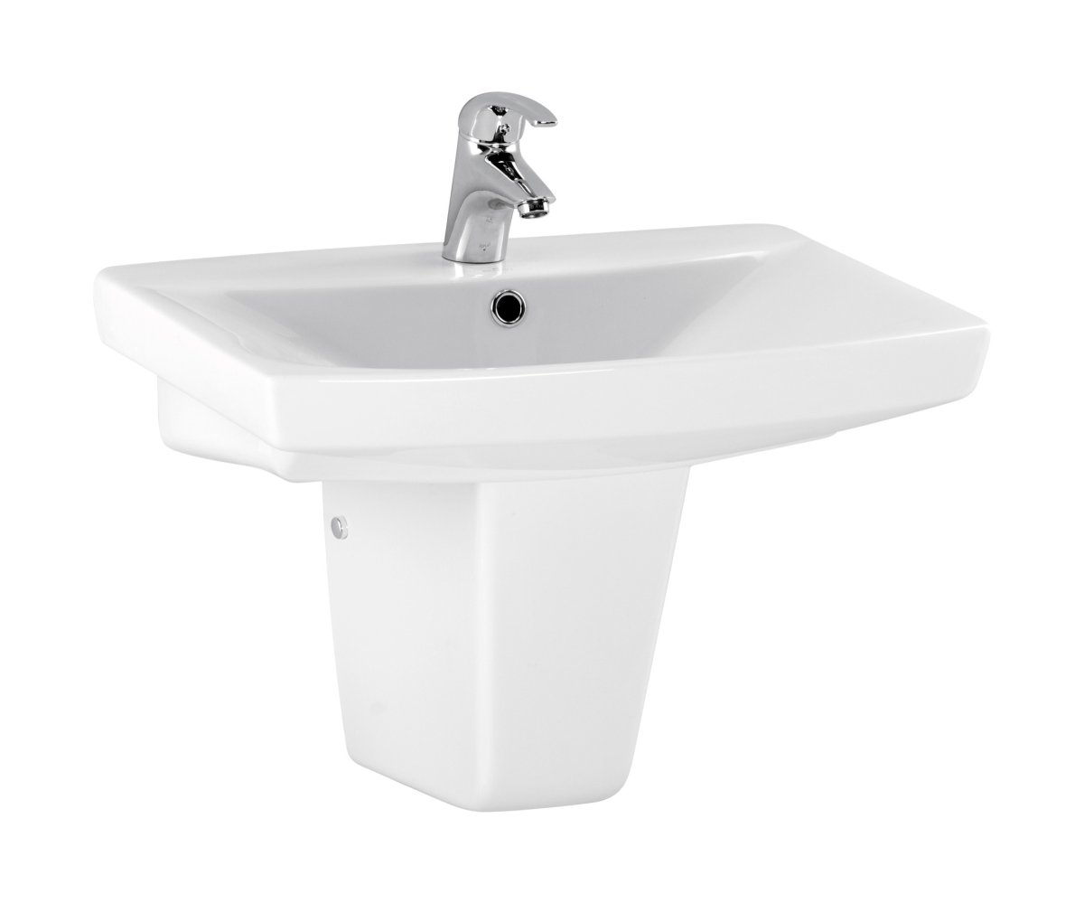 Cersanit Carina lavoar 60x41 cm dreptunghiular clasică-mobilier alb K31-006