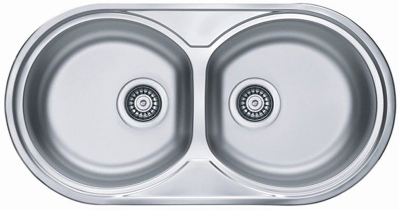 Alveus Form chiuveta din otel 83.2x43.7 cm oţel 1060002