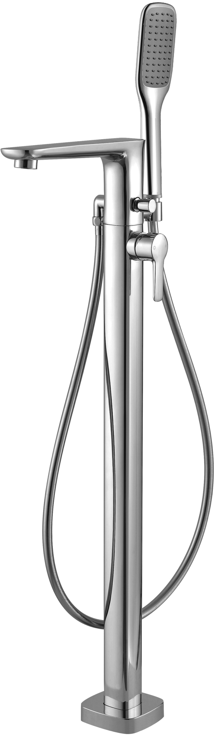 Omnires Hudson baterie cadă-duș stativ crom HS4133CR