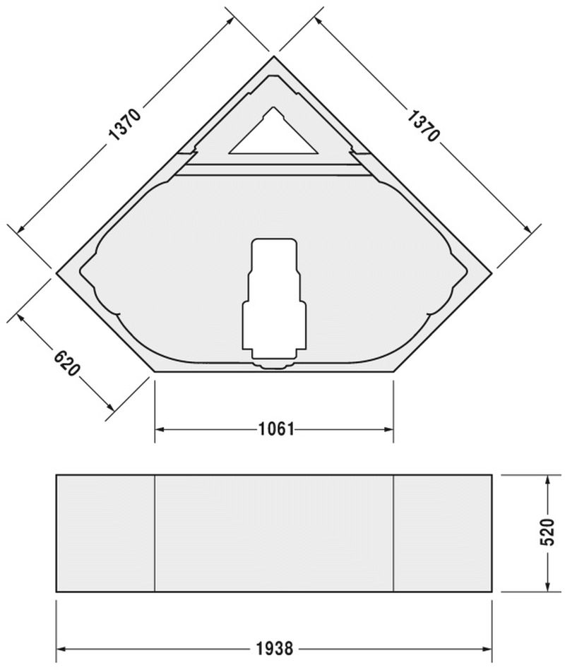 Duravit D-Code carcasa pentru cadă 790476000000000