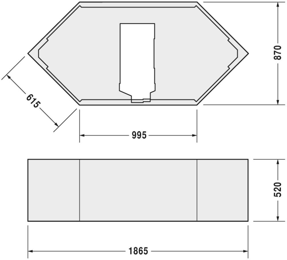 Duravit D-Code carcasa pentru cadă 790477000000000