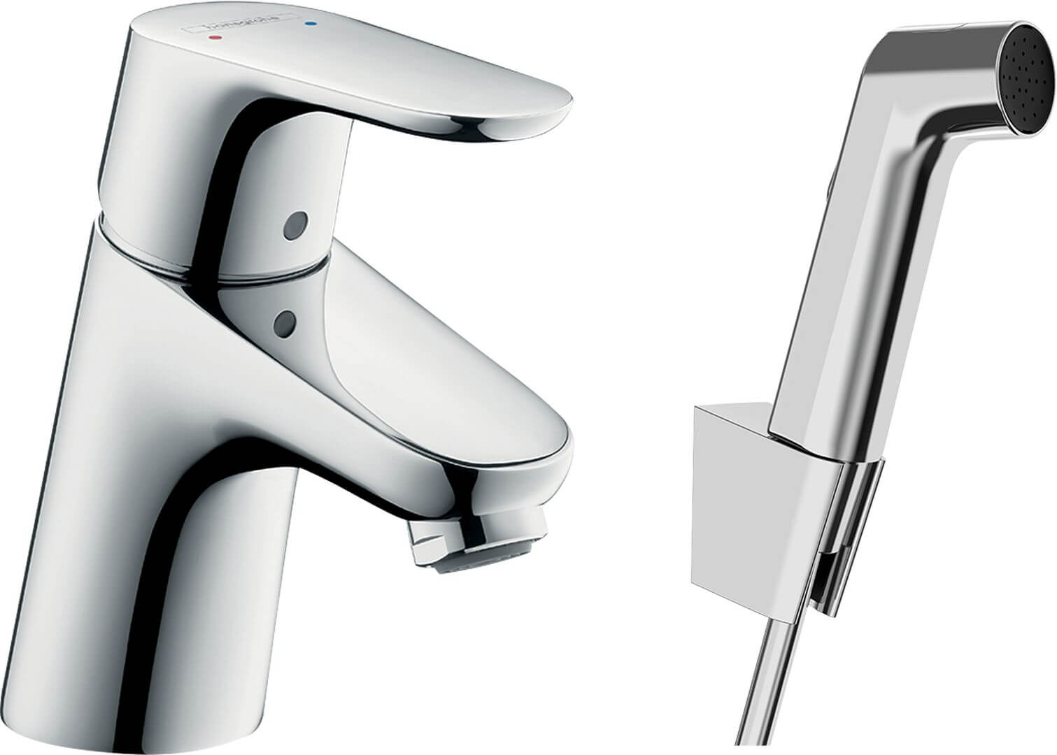 Hansgrohe Focus baterie lavoar cu duș bideu stativ crom 31926000