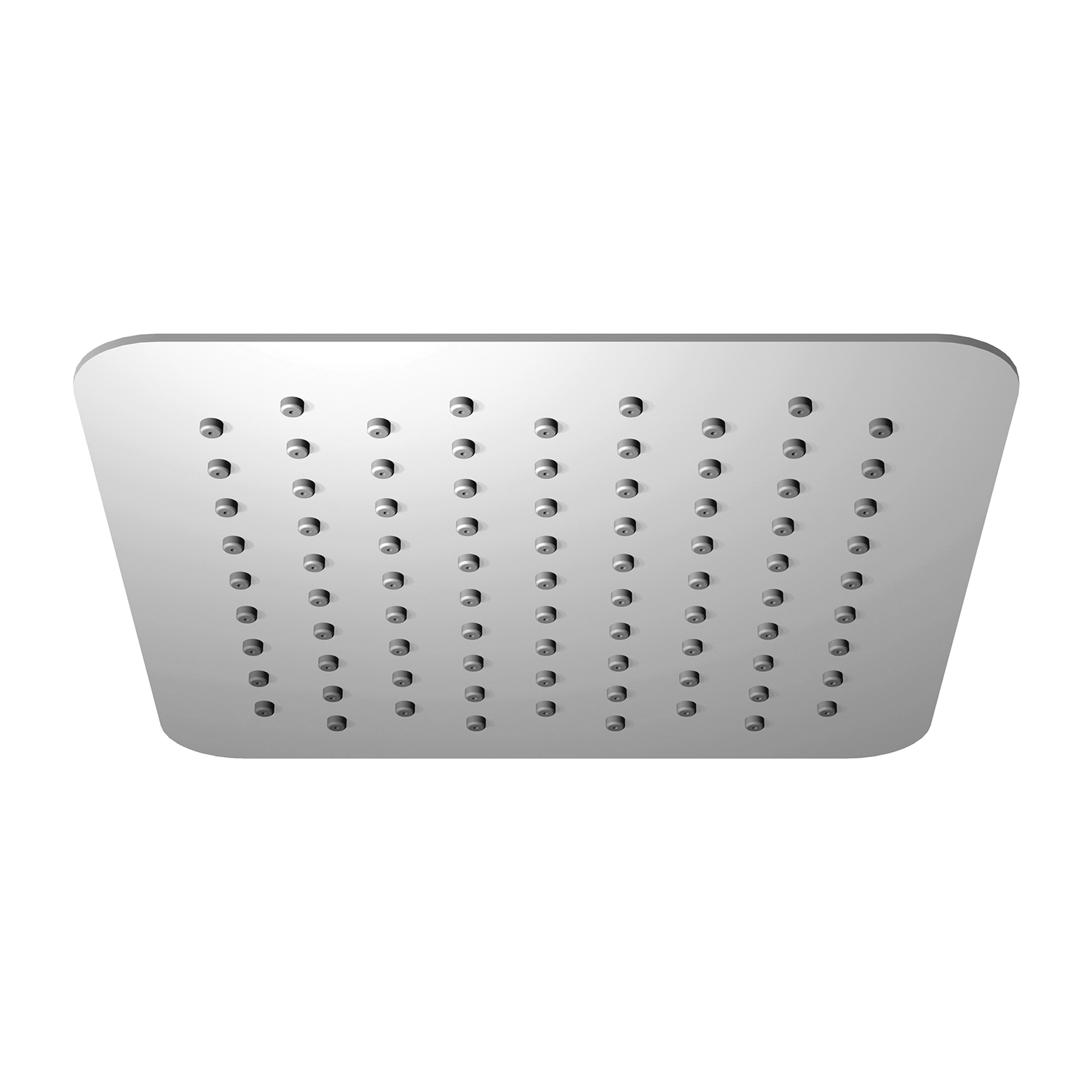 Omnires Ultra Slimline cap de duș 20x20 cm pătrat crom WGU220CR