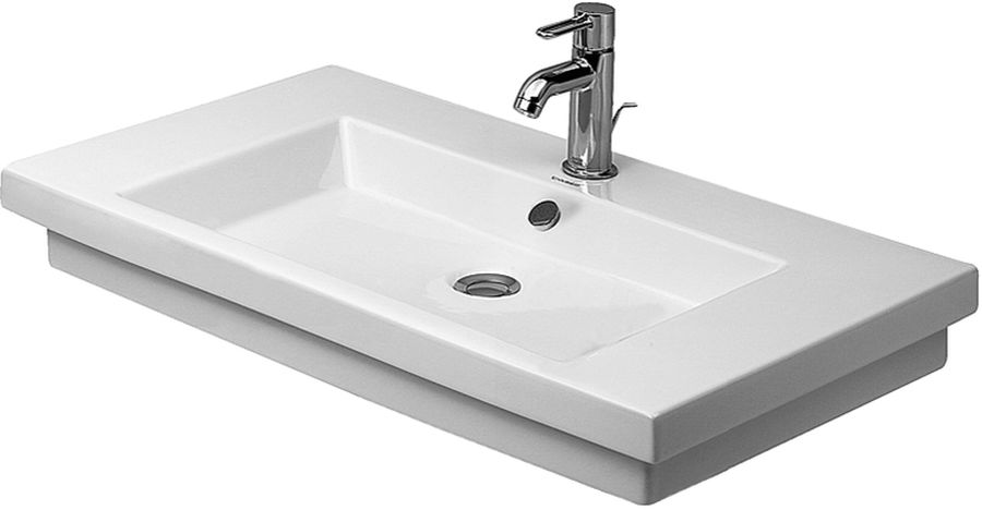 Duravit 2nd floor umywalka 80x50 cm szlifowana prostokątna biała 0491800028