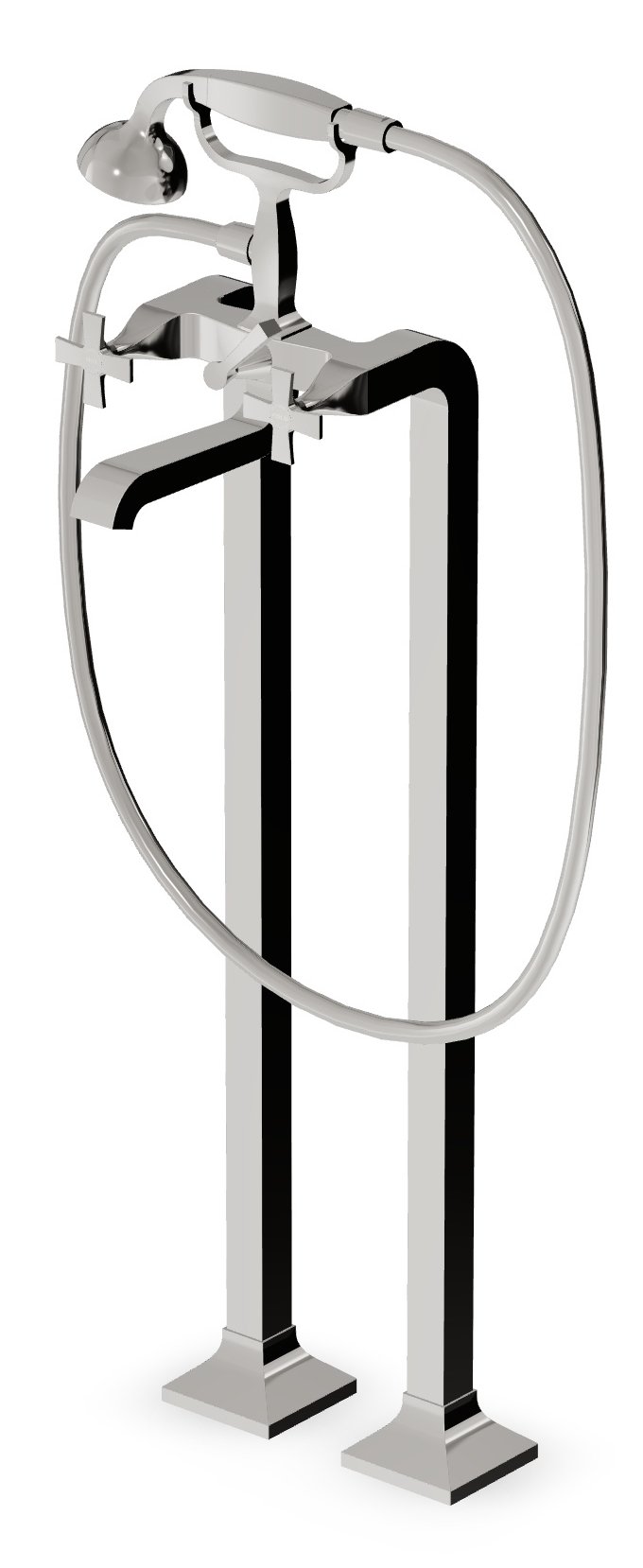 Zucchetti Isy baterie cadă-duș stativ || ZB1247.C8