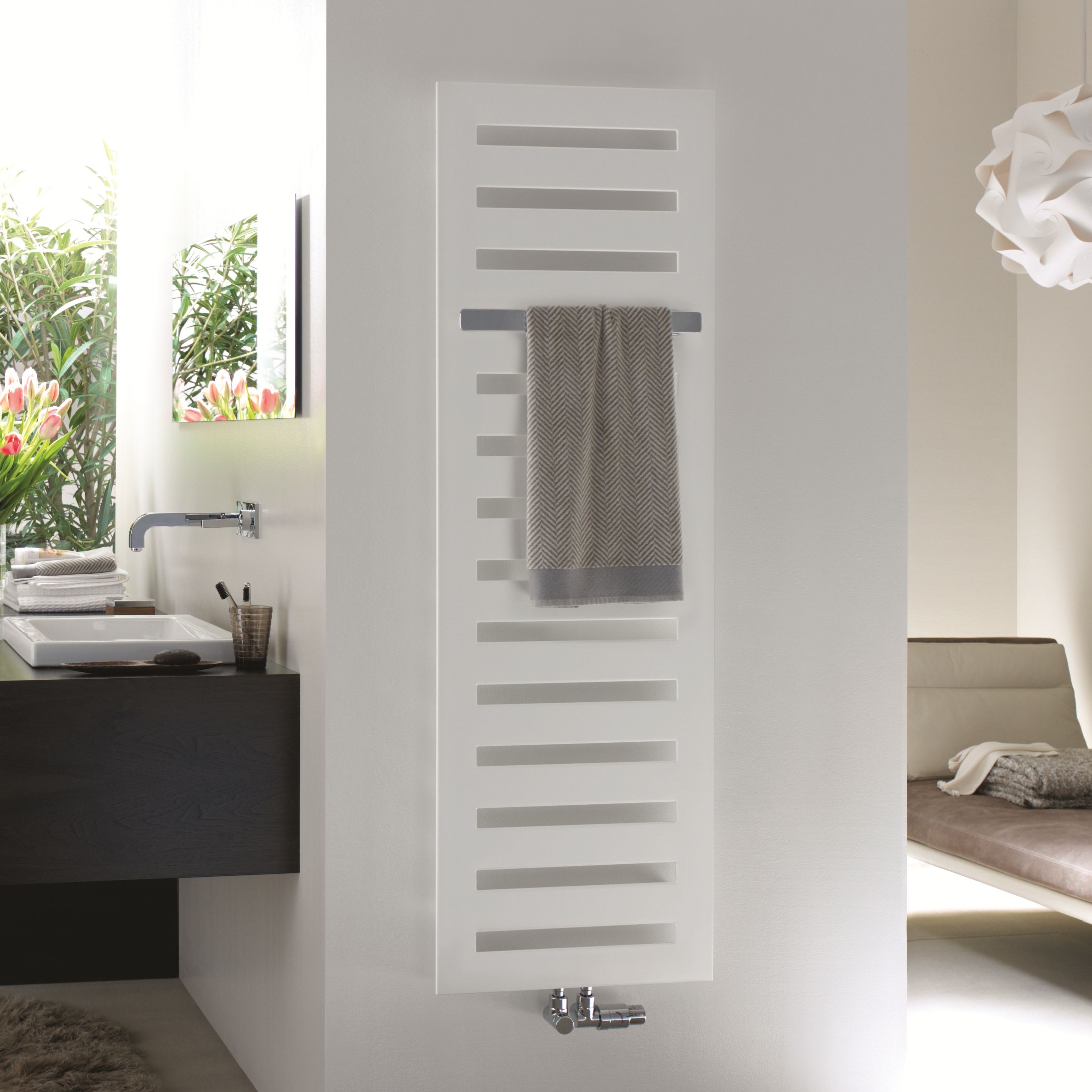 Zehnder Metropolitan calorifer de baie decorativ 122.5x40 cm alb MEP-120-040