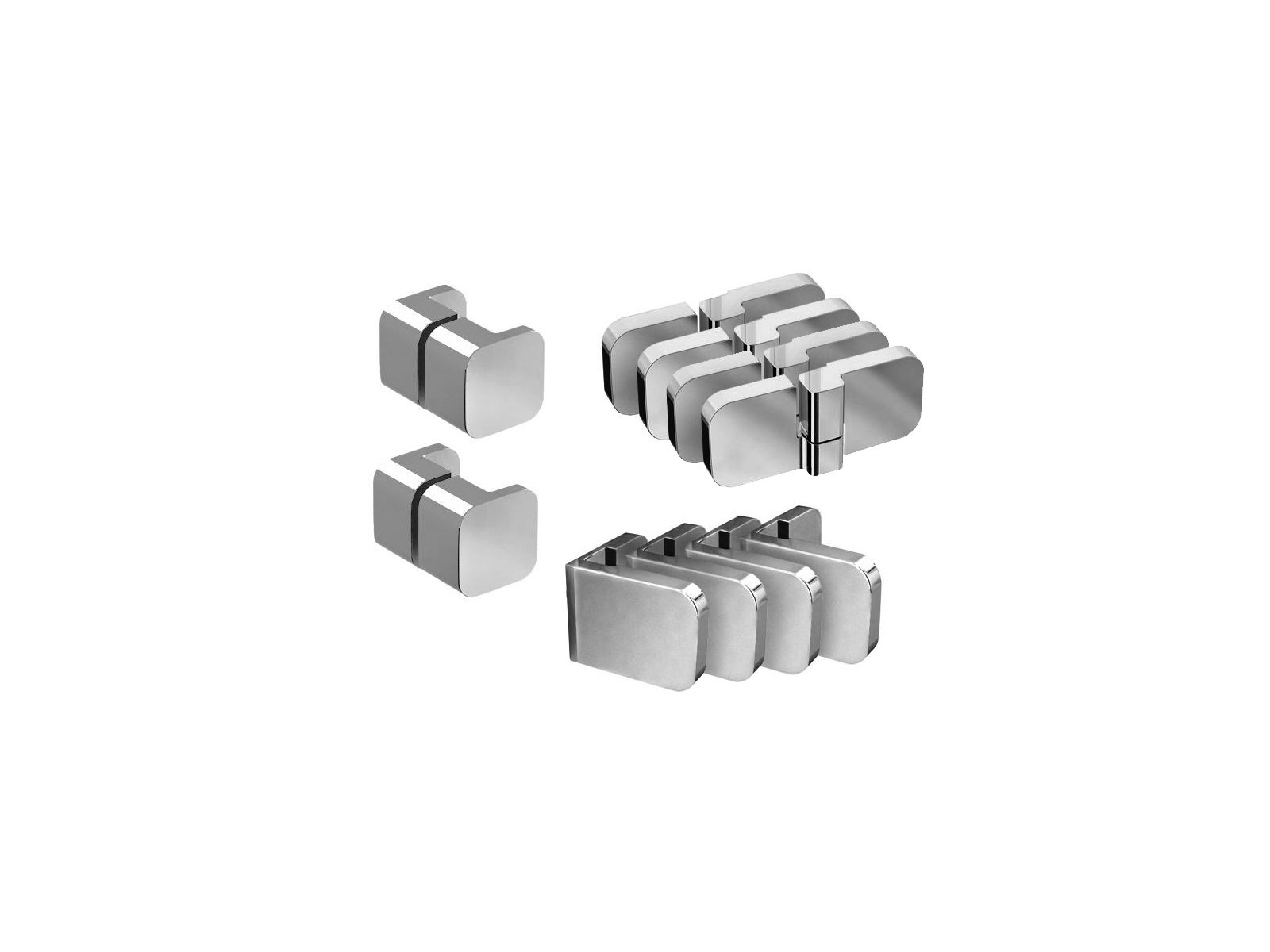 Ravak Brillant set elemente de profil D01000A073