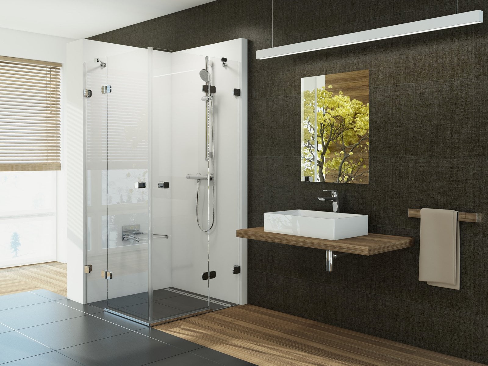 Ravak Brillant cabină de duș 100x100 cm pătrat crom luciu/sticlă transparentă 1UVAAA00Z1