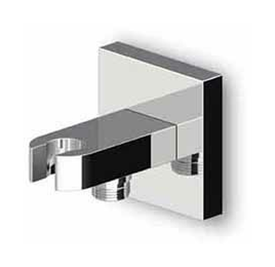 Zucchetti Pan conexiune unghiulară cu mâner negru Z93935.N1