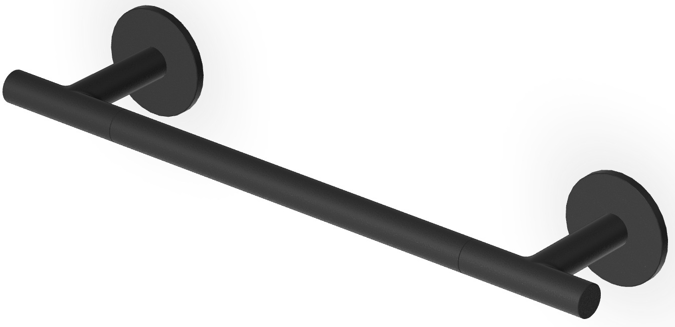 Zucchetti Pan suport prosop negru ZAC620.N1
