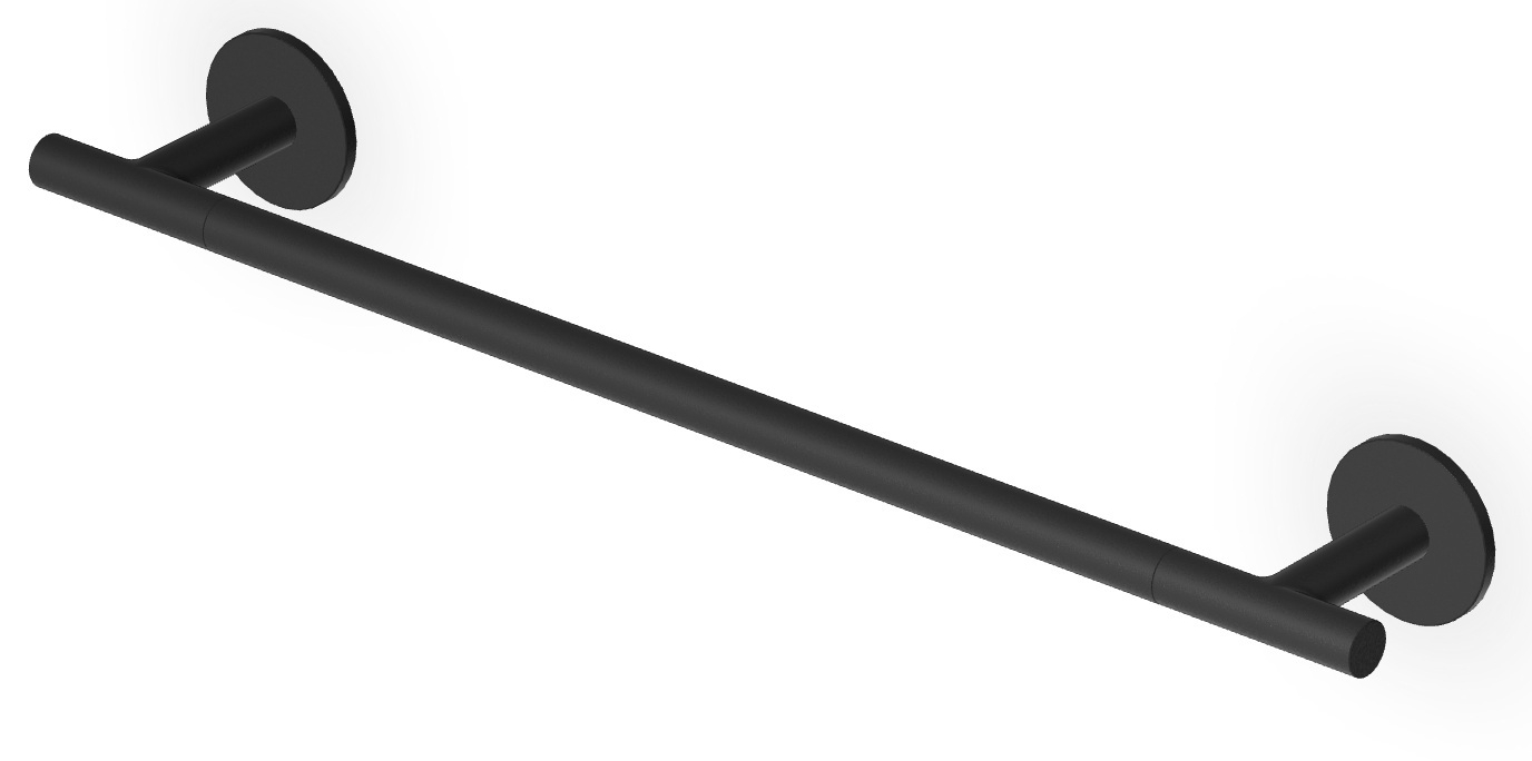 Zucchetti Pan suport prosop negru ZAC621.N1