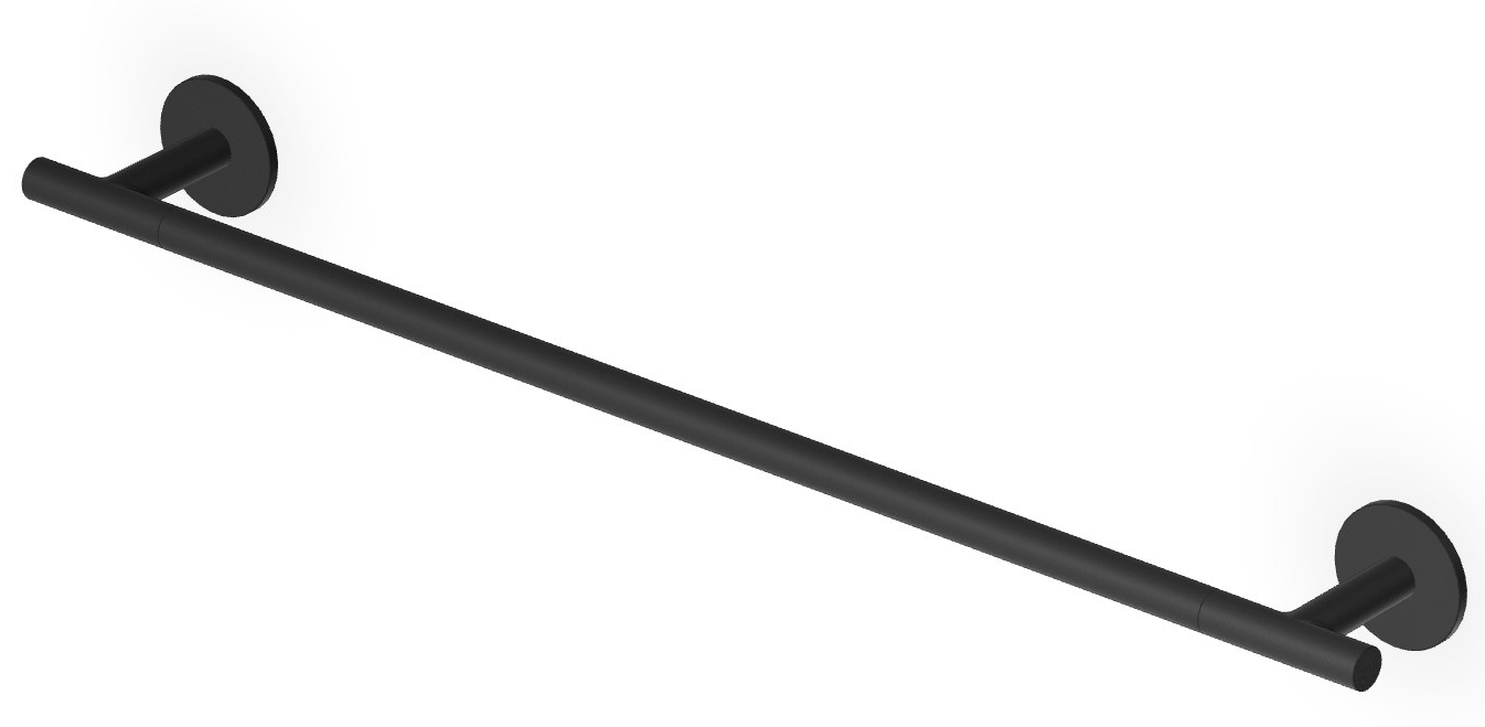 Zucchetti Pan suport prosop negru ZAC622.N1