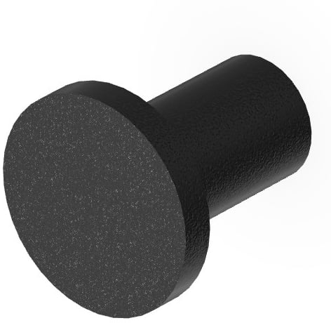 Zucchetti Pan suport prosop negru ZAC650.N1