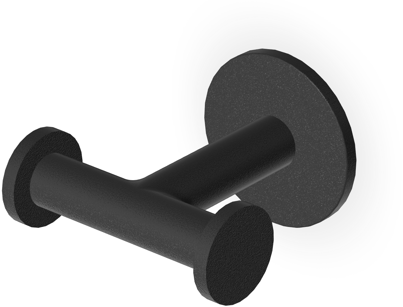 Zucchetti Pan suport prosop negru ZAC651.N1