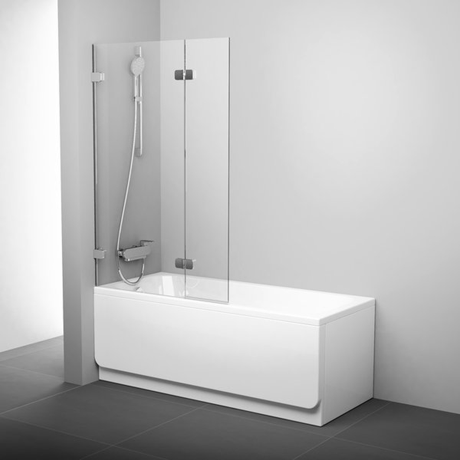 Ravak Brillant paravan cadă 100 cm două piese crom luciu/sticlă transparentă 7ULA0A00Z1