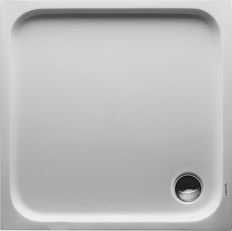 Duravit D-Code cădiță de duș pătrată 80x80 cm alb 720101000000000