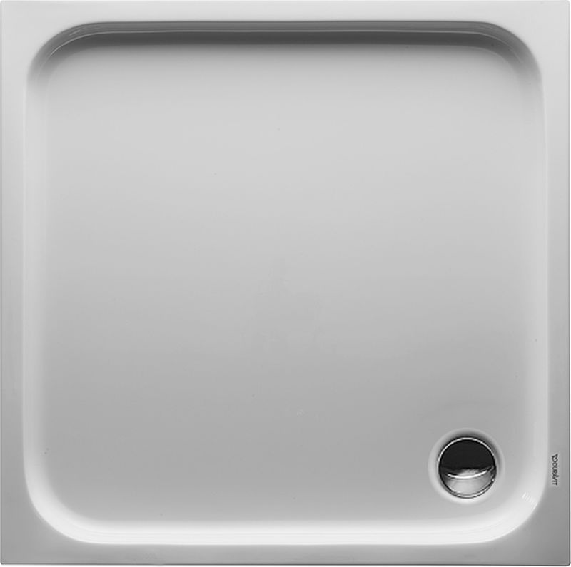 Duravit D-Code cădiță de duș pătrată 100x100 cm alb 720103000000000