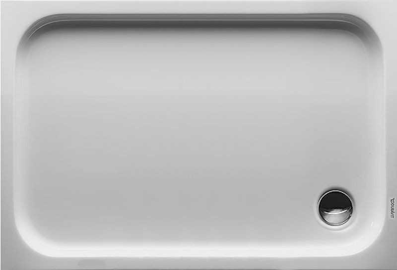 Duravit D-Code cădiță de duș dreptunghiulară 120x80 cm alb 720113000000001